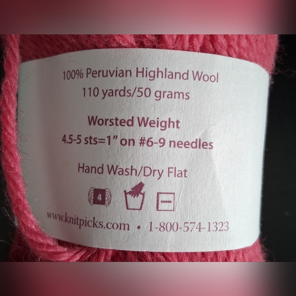 NWT Lot Of 13 Knit Pick Burgundy/Blue/ Pink Peruvian Highland & Merino Wool Yarn - Picture 9 of 16